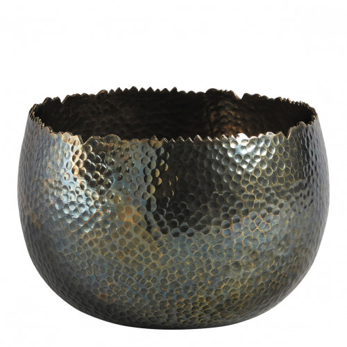TEYRAN Candle Holder Oxidized Brass - Large