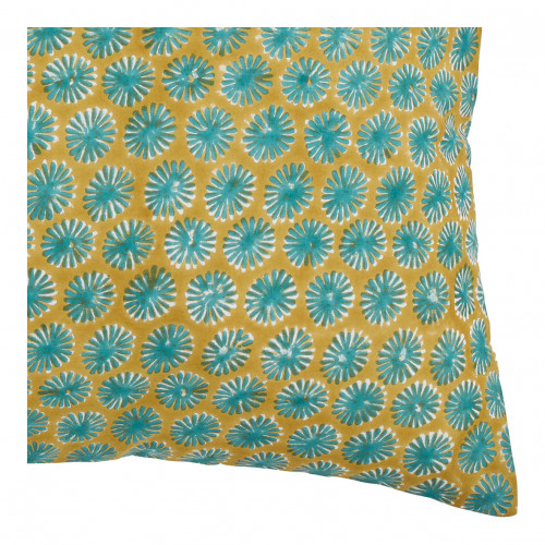 Coussin TOKYO coton - Turquoise