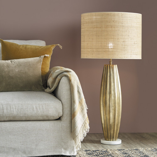 Tall raffia lampshade - ⌀ 45 cm