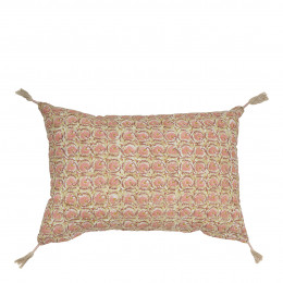 Coussin FLORA rose