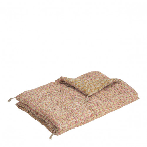 Futon FLORA coton - Rose