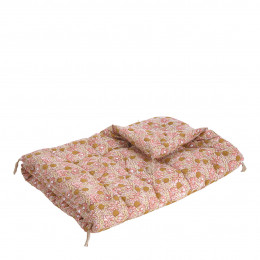 JUNGLE Cotton Futon - 180 x 80 cm - Pink