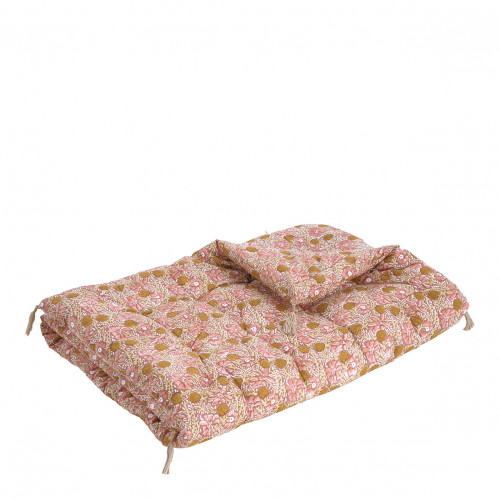 JUNGLE Cotton Futon - 180 x 80 cm - Pink