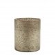 Photophore vase Éden doré antique mat