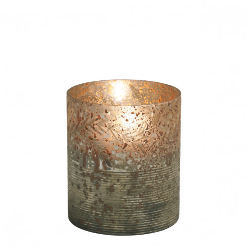 Eden Antique Matte Gold Candle Holder Vase