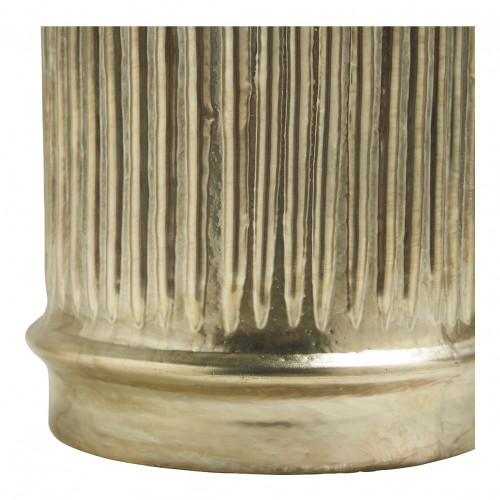 Photophore vase Strié doré