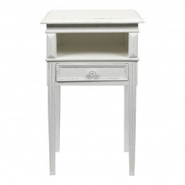 Chevet ARNAUD blanc antique