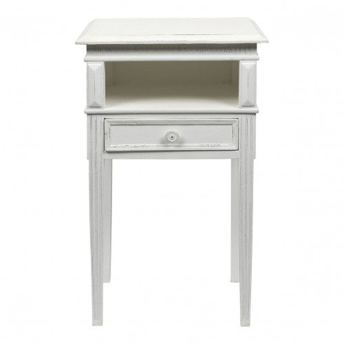 Chevet ARNAUD blanc antique