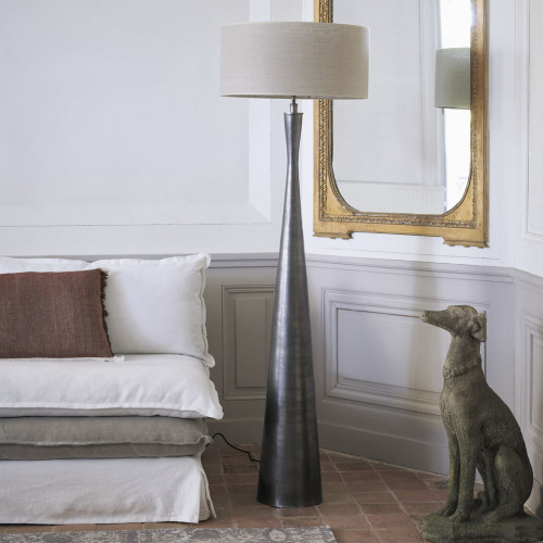 Natural linen lampshade