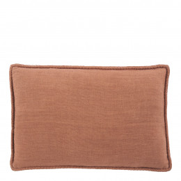 Coussin LOUISE lin - Terracotta