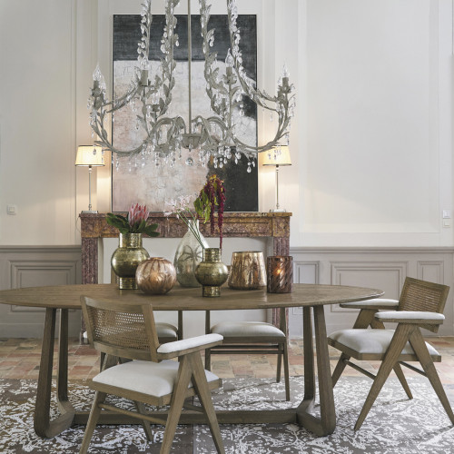 COLBY high armchair ecru