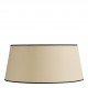 Abat-jour - Beige bordé noir -  ⌀ 45 cm