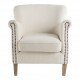 Fauteuil CLAUDE bouclette - Crème