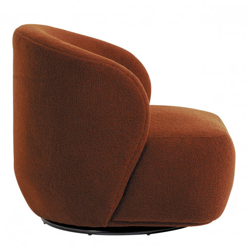 LISETTE Armchair in Boucle - Terracotta