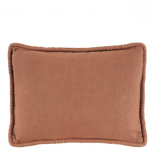 LOUISE Linen Cushion - Terracotta