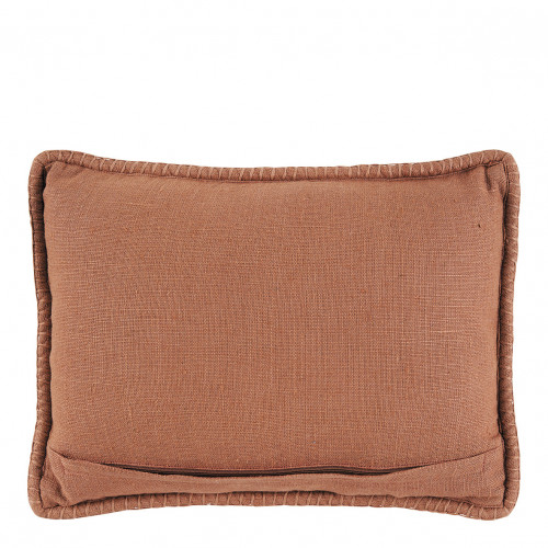 LOUISE Linen Cushion - Terracotta