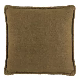 Coussin LOUISE lin - Bronze