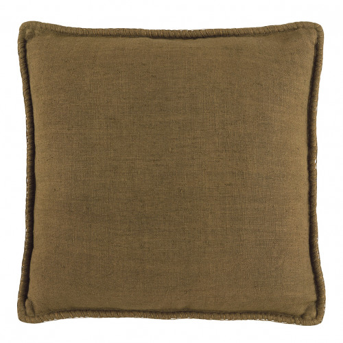 LOUISE Linen Cushion - Bronze