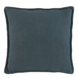 Coussin LOUISE lin - Pétrole