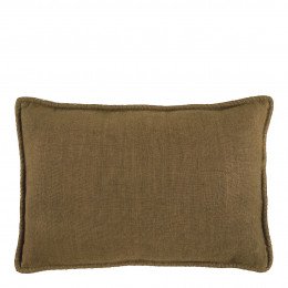Coussin LOUISE lin - Bronze