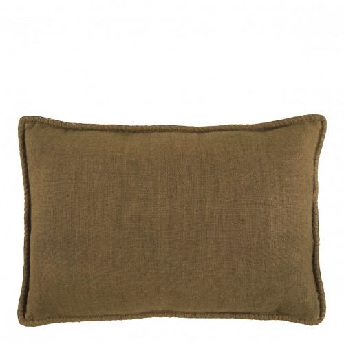LOUISE Linen Cushion - Bronze