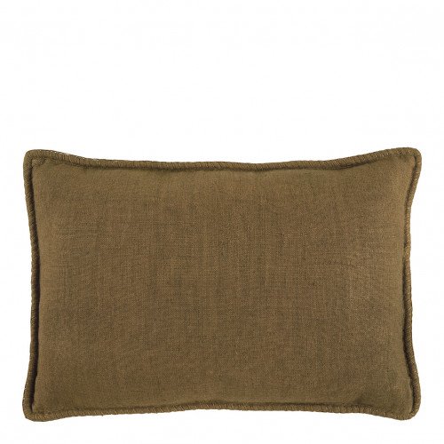Coussin LOUISE lin - Bronze