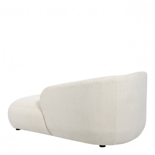 LISETTE bouclé chaise longue - Cream