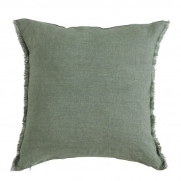 CHLOÉ Cushion Cover in Washed Linen - Celadon - 50 x 50 cm