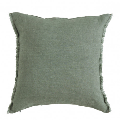 CHLOÉ Cushion Cover in Washed Linen - Celadon - 50 x 50 cm
