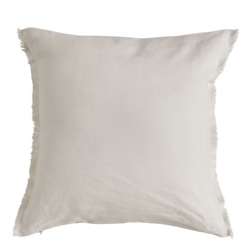 Housse de coussin CHLOÉ en lin lavé - Ivoire - 50 x 50 cm Housse de coussin CHLOÉ en lin lavé - Ivoire - 50 x 50 cm
