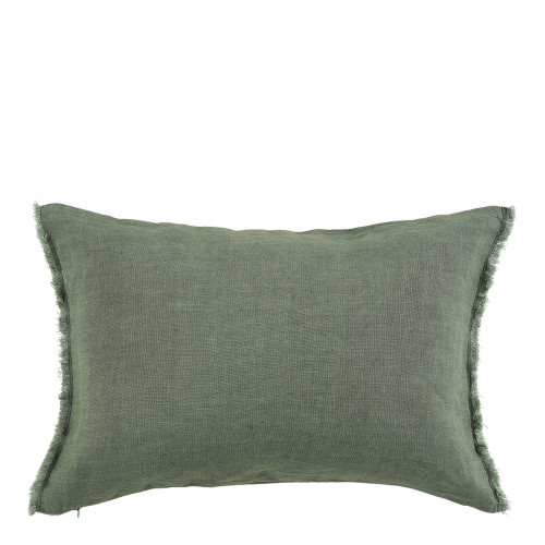 CHLOÉ Cushion Cover in Washed Linen - Celadon - 60 x 40 cm