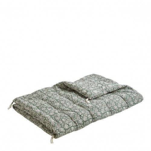Futon ÉDEN en coton - 180 x 80 cm - Céladon