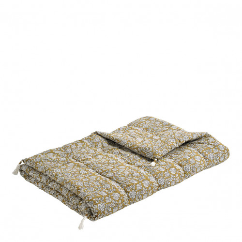 Futon EDEN en coton - Safran - 180 x 80 cm