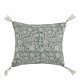 Housse de coussin ÉDEN en coton - Céladon - 30 x 40 cm