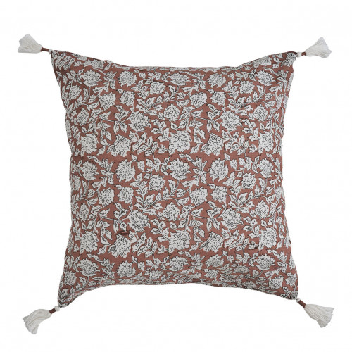 Housse de coussin ÉDEN en coton - Terracotta - 50 x 50 cm