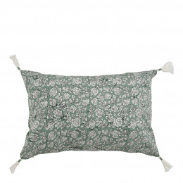 Housse de coussin ÉDEN en coton - Céladon - 60 x 40 cm