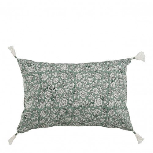 Housse de coussin EDEN en coton - Céladon - 60 x 40 cm