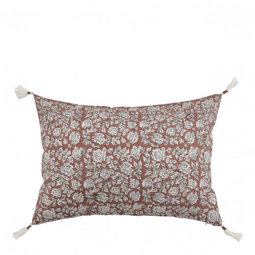 Housse de coussin ÉDEN en coton - Terracotta - 60 x 40 cm