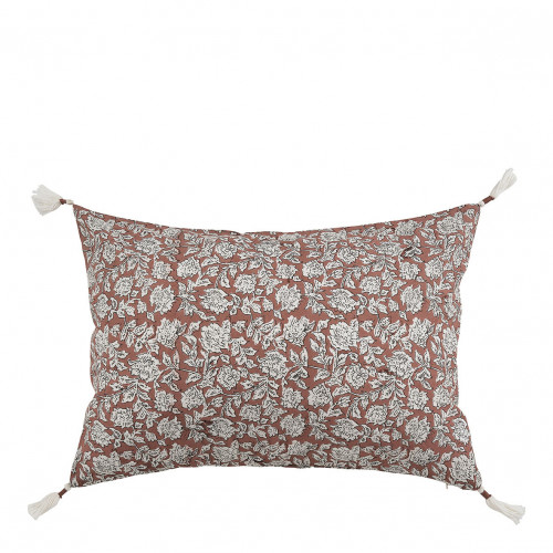 Housse de coussin EDEN en coton - Terracotta - 60 x 40 cm