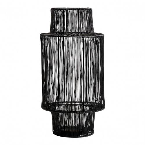 Lanterne ARIANE en métal noir - Grand modèle - H. 45 cm