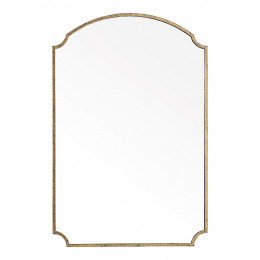 MARGAUX mirror in aged gilt metal - H. 120 cm