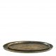 Set de 2 plateaux AKIRA en métal finition bronze