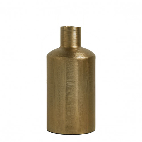 Vase ELIAS en métal doré - Moyen modèle - H. 28 cm
