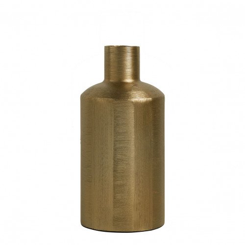 Vase ÉLIAS en métal doré - Moyen modèle - H. 28 cm