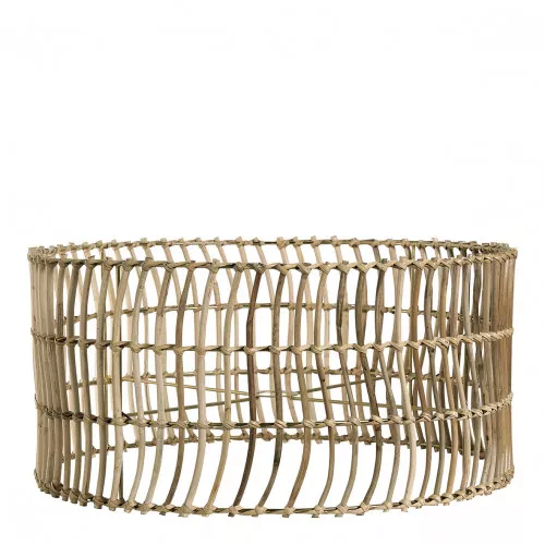 Abat-jour ROMANE en rotin - ⌀ 60 cm
