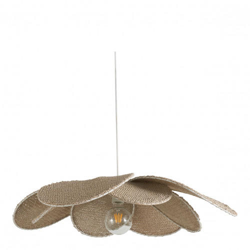 NARCISSE woven raffia pendant light