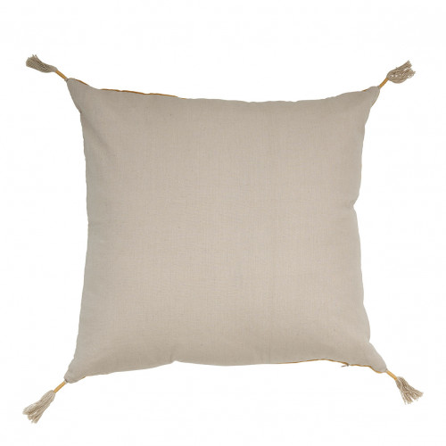 MATTÉO Cushion Cover in Cotton Velvet and Linen - Pink - 50 x 50 cm