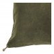 Housse de coussin MATTEO en velours de coton et lin - Kaki - 50 x 50 cm