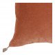 Housse de coussin MATTEO en velours de coton et lin - Blush - 50 x 50 cm