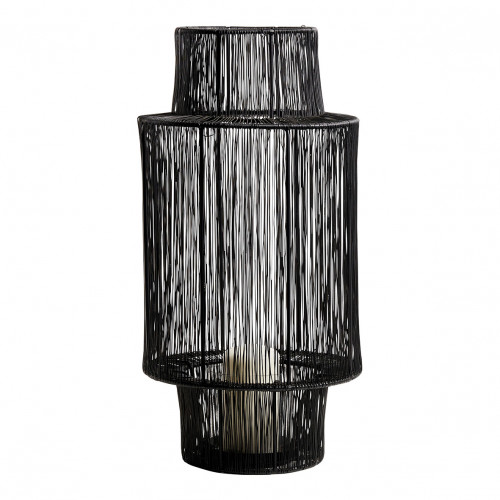 ARIANE Black Metal Lantern - Large Size - H. 45 cm